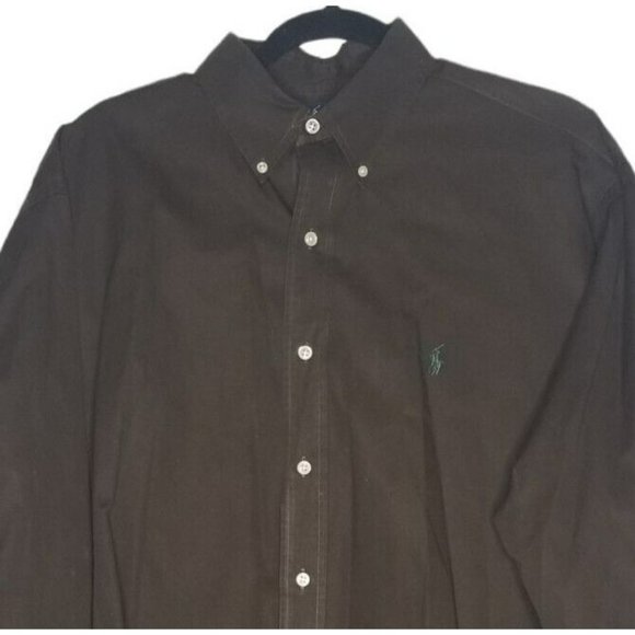 Ralph Lauren Other - Ralph Lauren Mens Blake Button Down Size L Brown Long Sleeve Cotton